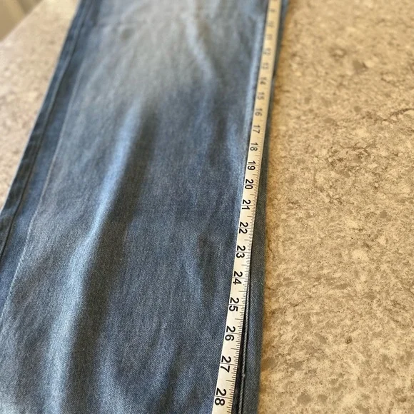 Judy Blue Medium Wash Wide Legged Relaxed  Drawstring Denim with Gold-Tip Cords - Picture 10 of 16